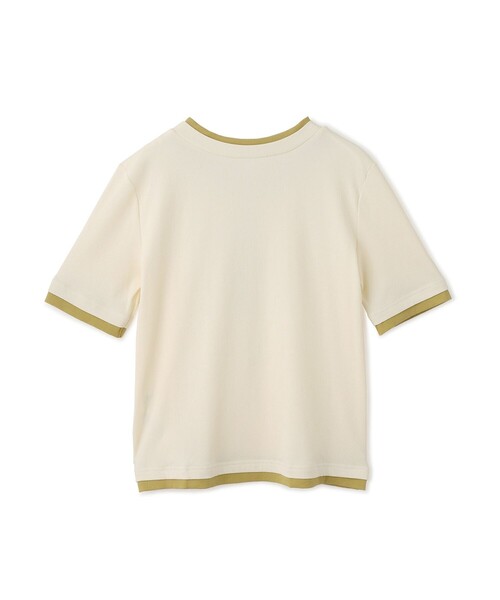 Jayro(ジャイロ)の「テレコバイカラーヘンリープルオーバー(Tシャツ/カットソー・レディース・ブラウン/ブラック/ホワイト系その他5/グレー系その他・M)」の6枚目の写真