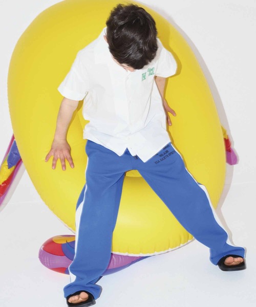 N°21(ヌメロ ヴェントゥーノ)の「N°21(ヌメロ ヴェントゥーノ)Kids & Junior ロゴスウェットパンツ(スウェットパンツ・キッズ・ピンクベージュ/ブルー/グリーン/ライトピンク/ブラウン・10Y/14Y/12Y/16Y)」の6枚目の写真