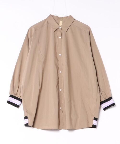 Q(キュー)の「【秋の大本命】リブドッキングシャツ MUSTBUY 定番(シャツ/ブラウス・レディース・オリーブ/ベージュ・MEDIUM)」の20枚目の写真