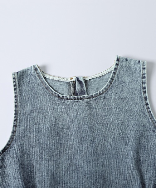 AMELY(エミリー)の「ペプラム デニムトップス(その他トップス・レディース・ブルー/ブラック/ライトブルー・L/M)」の11枚目の写真