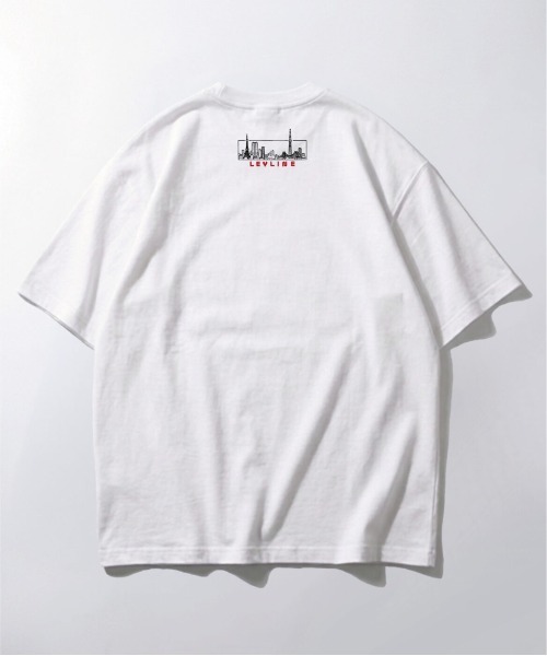 Leyline(レイライン)の「【Leyline】stroll-smith-tokyo tee / サイクリングデザイン ビッグシルエットTシャツ(Tシャツ/カットソー・メンズ・ホワイト/ブラック・X-LARGE/LARGE/MEDIUM)」の3枚目の写真