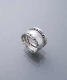 YArKA（ヤーカ）の「【YArKA/ヤーカ】central bulge design ring[kibuo6] / 甲丸喜平チェーンデザインリング（リング）」
