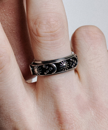 SCALETTOBLACK（スカーレットブラック）の「RAM019 Sun Moon Star Ring #（リング）」