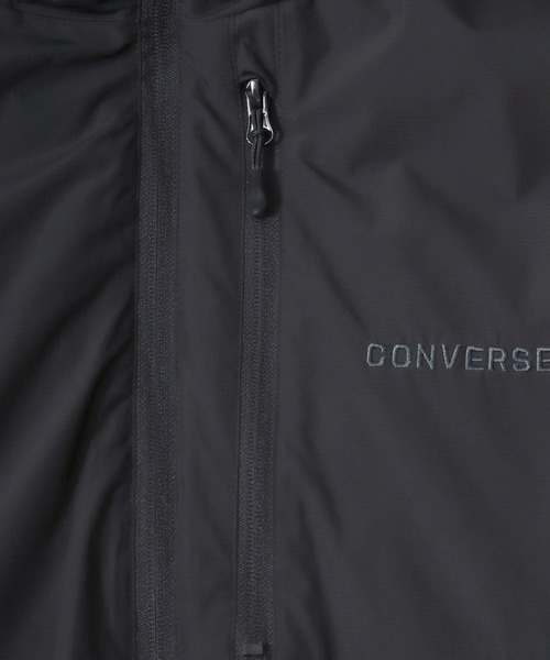 CONVERSE(コンバース)の「2026AW CONVERSE/コンバース 撥水 防風 ファイバーダウン中綿 フーディージャケット レディース メンズ マウンテンパーカー(ダウンジャケット/コート・メンズ・ベージュ/ブラック・M/L/LL)」の9枚目の写真