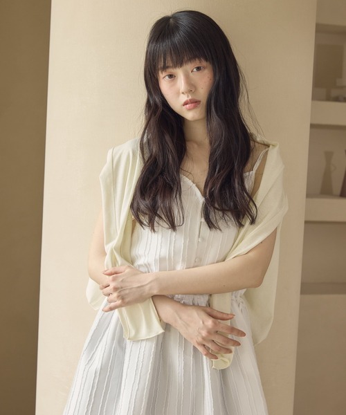 Alumu.(エルム)の「ウエストリボンジャガードキャミ(キャミソール・レディース・オフホワイト・FREE)」の15枚目の写真