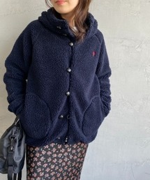 GYMPHLEX（ジムフレックス）の「【WEB先行予約】[GYMPHLEX/ジムフレックス] ボアフードジャケット(WEB限定)（ブルゾン）」
