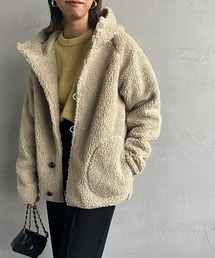 GYMPHLEX（ジムフレックス）の「【WEB先行予約】[GYMPHLEX/ジムフレックス] ボアフードジャケット(WEB限定)（ブルゾン）」