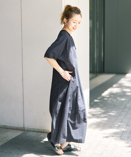 Spick & Span(スピックアンドスパン)の「《WEB限定 / 追加》パフスリーブサッカードレス(ワンピース・レディース・マルチ/その他9・FREE)」の10枚目の写真