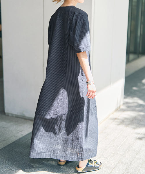 Spick & Span(スピックアンドスパン)の「《WEB限定 / 追加》パフスリーブサッカードレス(ワンピース・レディース・マルチ/その他9・FREE)」の12枚目の写真
