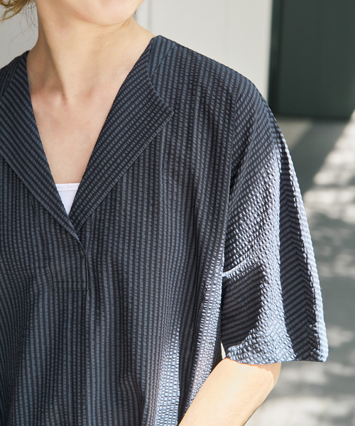 Spick & Span(スピックアンドスパン)の「《WEB限定 / 追加》パフスリーブサッカードレス(ワンピース・レディース・マルチ/その他9・FREE)」の14枚目の写真