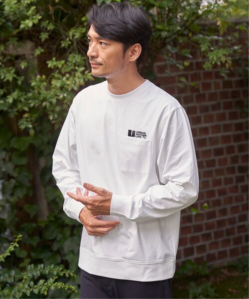 ikka(イッカ)の「URBAN NATURE LIFE アーバンネイチャーライフ ドライSPトレロンT(Tシャツ/カットソー・メンズ・ブラック/ホワイト/グレイッシュベージュ/チャコール/カーキ・M/L/XL)」の8枚目の写真