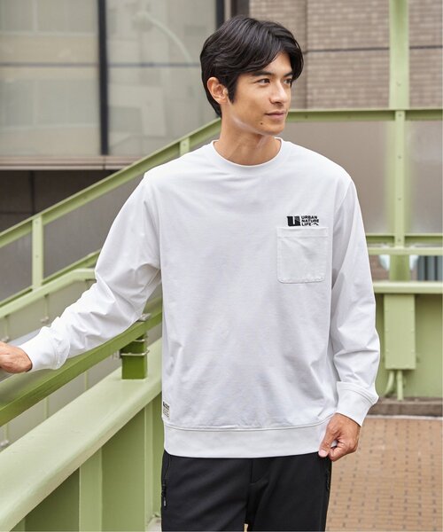 ikka(イッカ)の「URBAN NATURE LIFE アーバンネイチャーライフ ドライSPトレロンT(Tシャツ/カットソー・メンズ・ブラック/ホワイト/グレイッシュベージュ/チャコール/カーキ・M/L/XL)」の11枚目の写真