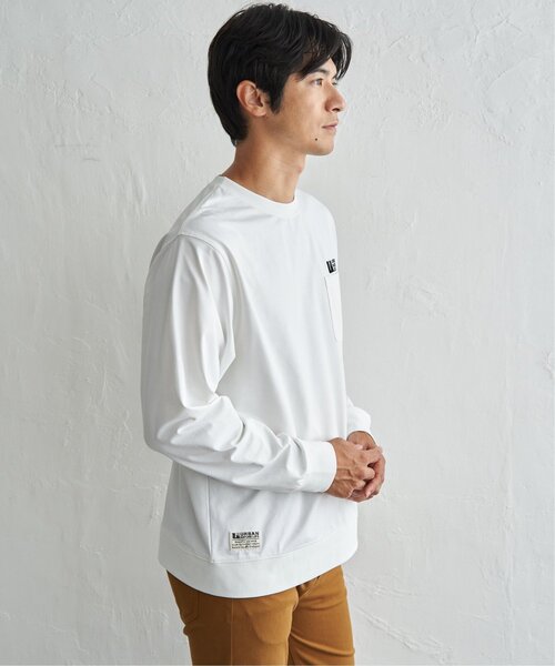 ikka(イッカ)の「URBAN NATURE LIFE アーバンネイチャーライフ ドライSPトレロンT(Tシャツ/カットソー・メンズ・ブラック/ホワイト/グレイッシュベージュ/チャコール/カーキ・M/L/XL)」の14枚目の写真