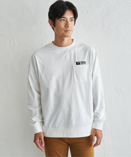 ikka(イッカ)の「URBAN NATURE LIFE アーバンネイチャーライフ ドライSPトレロンT(Tシャツ/カットソー・メンズ・ブラック/ホワイト/グレイッシュベージュ/チャコール/カーキ・M/L/XL)」の15枚目の写真