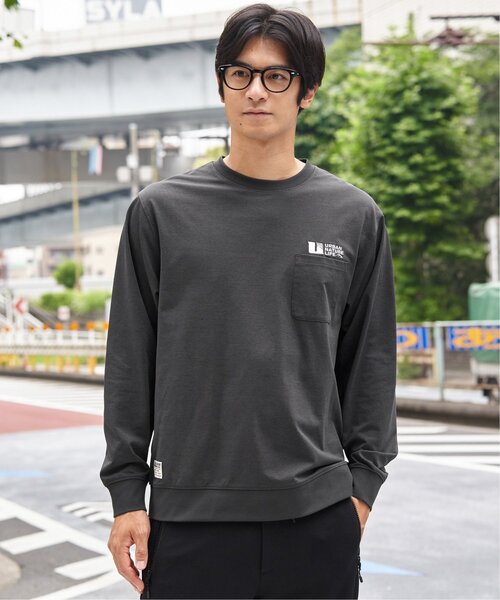 ikka(イッカ)の「URBAN NATURE LIFE アーバンネイチャーライフ ドライSPトレロンT(Tシャツ/カットソー・メンズ・ブラック/ホワイト/グレイッシュベージュ/チャコール/カーキ・M/L/XL)」の17枚目の写真