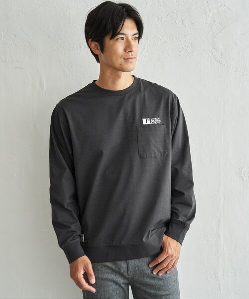 ikka(イッカ)の「URBAN NATURE LIFE アーバンネイチャーライフ ドライSPトレロンT(Tシャツ/カットソー・メンズ・ブラック/ホワイト/グレイッシュベージュ/チャコール/カーキ・M/L/XL)」の20枚目の写真
