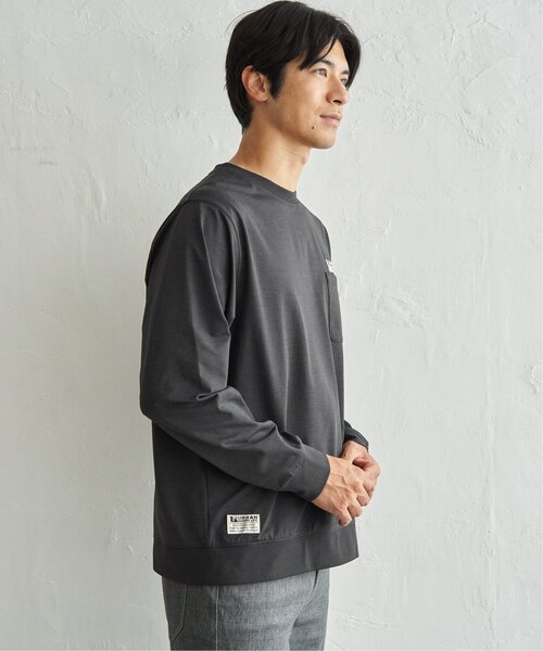 ikka(イッカ)の「URBAN NATURE LIFE アーバンネイチャーライフ ドライSPトレロンT(Tシャツ/カットソー・メンズ・ブラック/ホワイト/グレイッシュベージュ/チャコール/カーキ・M/L/XL)」の21枚目の写真