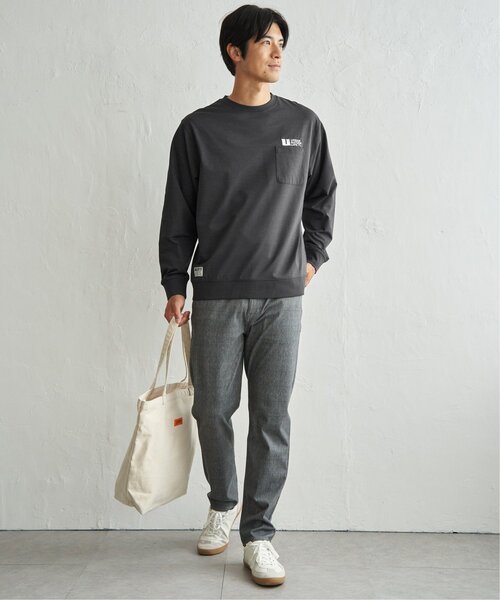 ikka(イッカ)の「URBAN NATURE LIFE アーバンネイチャーライフ ドライSPトレロンT(Tシャツ/カットソー・メンズ・ブラック/ホワイト/グレイッシュベージュ/チャコール/カーキ・M/L/XL)」の22枚目の写真