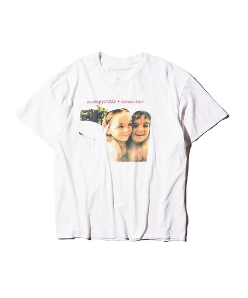 THRIFTY LOOK(スリフティールック)の「THRIFTY LOOK / THRIFTY 'SMASHING PUNPKINS' TEE(Tシャツ/カットソー・メンズ・ブラック系その他/ホワイト/ブラック・MEDIUM/LARGE/X-LARGE)」の1枚目の写真
