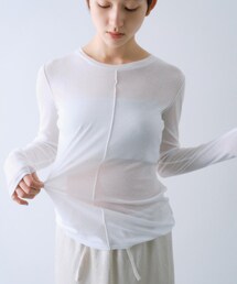 【Re】sheer basic tee