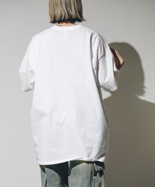 FRUIT OF THE LOOM(フルーツオブザルーム)の「【es】【EVANGELION x FRUIT OF THE LOOM】6oz 刺繍 T(Tシャツ/カットソー・メンズ・ホワイト/ブラック/ホワイト系その他/ブラック系その他・X-LARGE)」の10枚目の写真