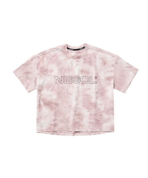 NEGATIVE SPLIT CLUB(ネガティブスピリットクラブ)の「(W) 機能性ソロナマーブルドットシンボルクロップTシャツ (ピンク)(Tシャツ/カットソー・レディース・その他・WS/WM)」の1枚目の写真