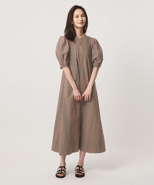 UNITED ARROWS(ユナイテッドアローズ)の「ギンガムチェック ワンピース ‐ウォッシャブル‐(ワンピース・レディース・その他3/その他5・36/38)」の22枚目の写真