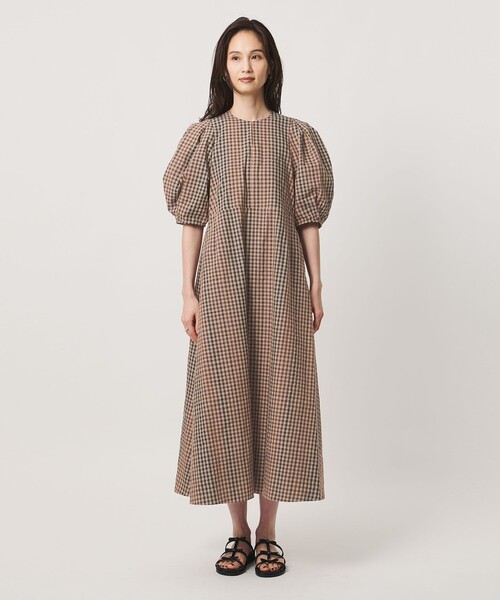 UNITED ARROWS(ユナイテッドアローズ)の「ギンガムチェック ワンピース ‐ウォッシャブル‐(ワンピース・レディース・その他3/その他5・36/38)」の19枚目の写真