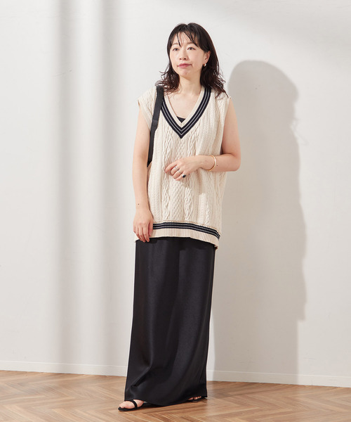 journal standard L'essage(ジャーナルスタンダードレサージュ)の「《追加6》ILL ONE EIGHTY/イル ワンエイティ 別注 TILDEN VEST ベスト(ベスト・レディース・ブラック/グリーン/ブラウン・MEDIUM)」の8枚目の写真