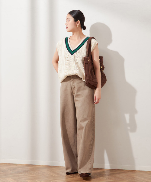 journal standard L'essage(ジャーナルスタンダードレサージュ)の「《追加6》ILL ONE EIGHTY/イル ワンエイティ 別注 TILDEN VEST ベスト(ベスト・レディース・ブラック/グリーン/ブラウン・MEDIUM)」の13枚目の写真