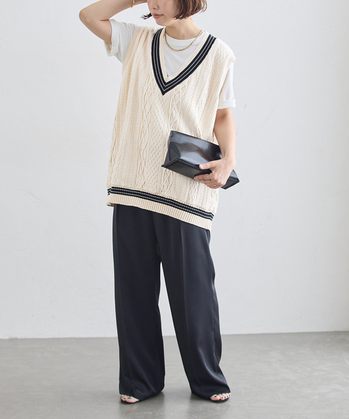 journal standard L'essage(ジャーナルスタンダードレサージュ)の「《追加6》ILL ONE EIGHTY/イル ワンエイティ 別注 TILDEN VEST ベスト(ベスト・レディース・ブラック/グリーン/ブラウン・MEDIUM)」の17枚目の写真