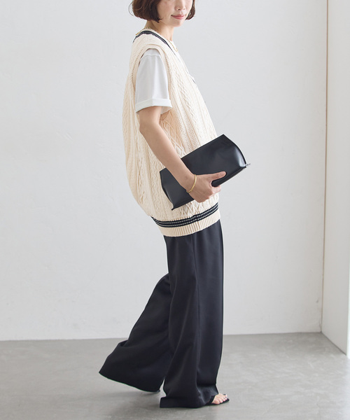 journal standard L'essage(ジャーナルスタンダードレサージュ)の「《追加6》ILL ONE EIGHTY/イル ワンエイティ 別注 TILDEN VEST ベスト(ベスト・レディース・ブラック/グリーン/ブラウン・MEDIUM)」の18枚目の写真