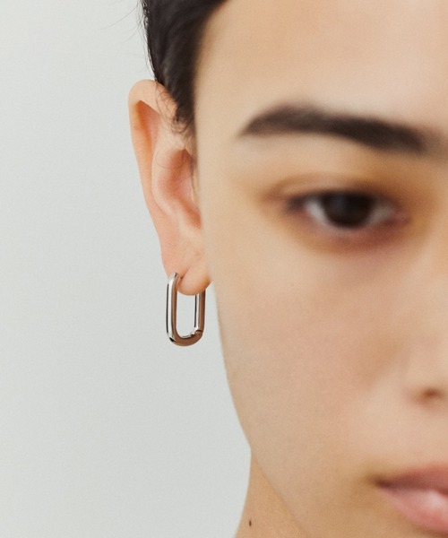 kiehtova】SQUARE HOOP PIERCE/スクエア フープ ピアス KT37（ピアス