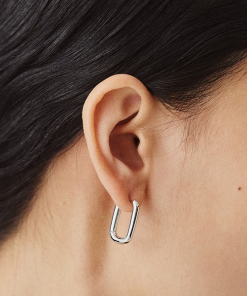 kiehtova】SQUARE HOOP PIERCE/スクエア フープ ピアス KT37（ピアス
