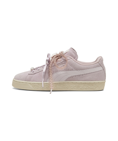 PUMA(プーマ)の「PUMA プーマ ウィメンズ スウェード ブルーム スニーカー(スニーカー・レディース・アイボリー/ブラック×グレー/スモークピンク・25.5cm/25.0cm/24.5cm/24.0cm/26.0cm/22.0cm/22.5cm/23.5cm/23.0cm)」の5枚目の写真