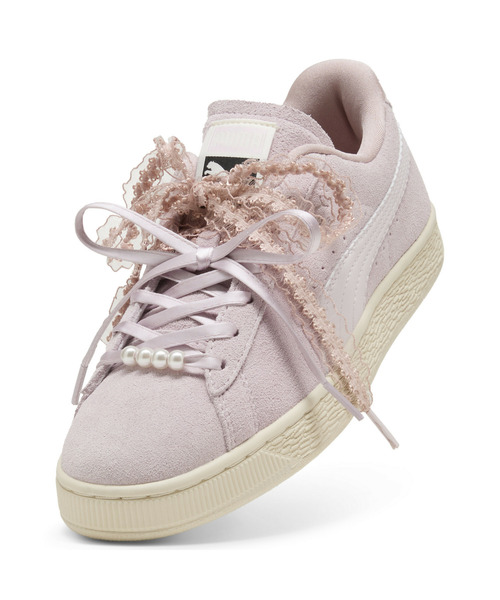 PUMA(プーマ)の「PUMA プーマ ウィメンズ スウェード ブルーム スニーカー(スニーカー・レディース・アイボリー/ブラック×グレー/スモークピンク・25.5cm/25.0cm/24.5cm/24.0cm/26.0cm/22.0cm/22.5cm/23.5cm/23.0cm)」の10枚目の写真