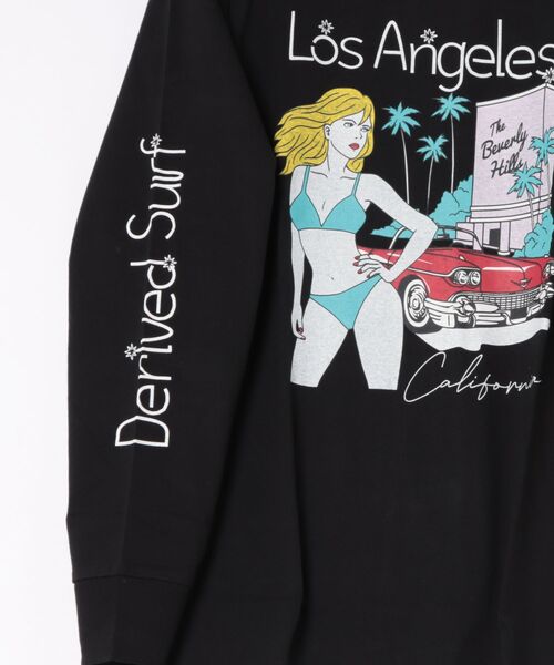 VIBGYOR(ヴィブジョー)の「【Bls】 【ZM】【Bling Leads】サーフプリント アソート天竺ロンTEE(BL)(Tシャツ/カットソー・レディース・ホワイト/ブラック/ライトグレー・FREE)」の11枚目の写真