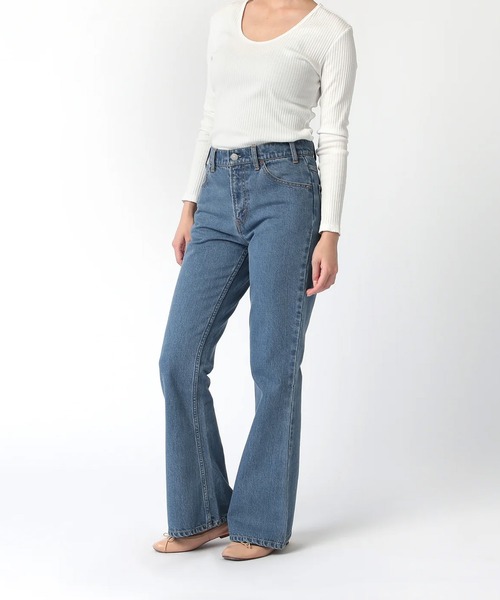 J.B. ATTIRE（ジェイビーアタイア）の「J.B. ATTIRE  RIVE GAUCHE DENIM（デニムパンツ・レディース・LT.Blue・0/3）」の3枚目の写真