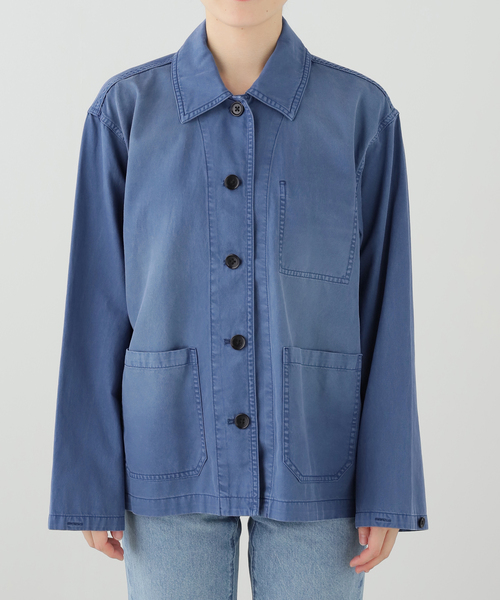 FRAMeWORK(フレームワーク)の「GARMENT DYED カバーオール(カバーオール・レディース・グリーン/サックスブルー・FREE)」の18枚目の写真