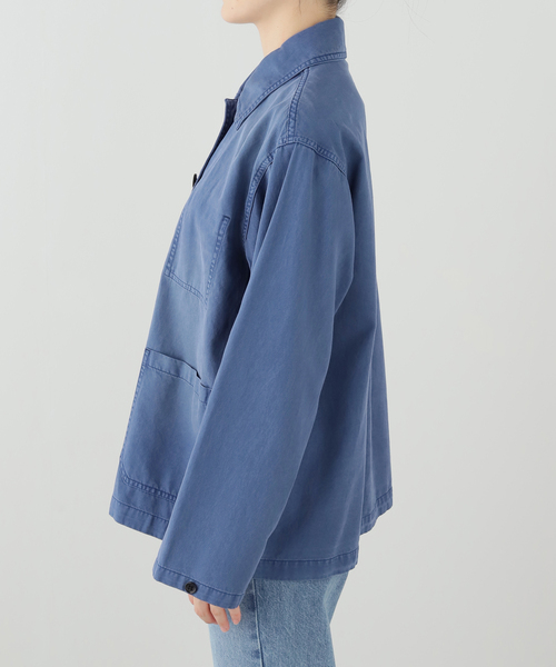 FRAMeWORK(フレームワーク)の「GARMENT DYED カバーオール(カバーオール・レディース・グリーン/サックスブルー・FREE)」の19枚目の写真