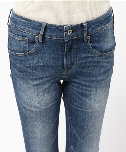 earth music&ecology(アースミュージックアンドエコロジー)の「【3/17放映!ヒルナンデス紹介】【2016Spring】《スキスキスキニー》デニムスキニーパンツ(デニムパンツ・レディース・インディゴブルー/ライトインディゴブルー・SMALL/LARGE/MEDIUM/X-SMALL)」の6枚目の写真