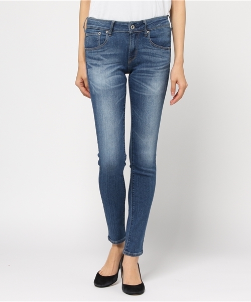 earth music&ecology(アースミュージックアンドエコロジー)の「【3/17放映!ヒルナンデス紹介】【2016Spring】《スキスキスキニー》デニムスキニーパンツ(デニムパンツ・レディース・インディゴブルー/ライトインディゴブルー・SMALL/LARGE/MEDIUM/X-SMALL)」の8枚目の写真