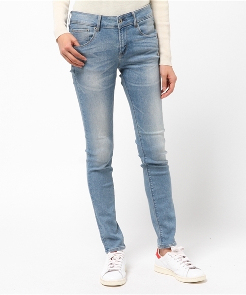 earth music&ecology(アースミュージックアンドエコロジー)の「【3/17放映!ヒルナンデス紹介】【2016Spring】《スキスキスキニー》デニムスキニーパンツ(デニムパンツ・レディース・インディゴブルー/ライトインディゴブルー・SMALL/LARGE/MEDIUM/X-SMALL)」の10枚目の写真