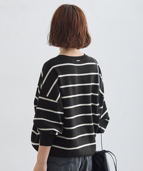 journal standard L'essage(ジャーナルスタンダードレサージュ)の「《/手洗い可》接結クループルオーバー(ニット/セーター・レディース・チャコールグレー/ブラック系その他/キャメル・FREE)」の16枚目の写真