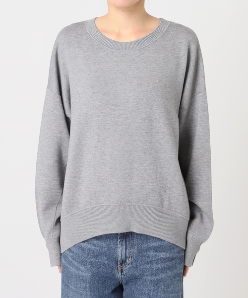 journal standard L'essage(ジャーナルスタンダードレサージュ)の「《/手洗い可》接結クループルオーバー(ニット/セーター・レディース・チャコールグレー/ブラック系その他/キャメル・FREE)」の7枚目の写真