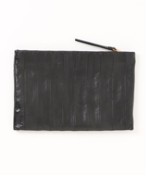 ALLSAINTS(オールセインツ)の「BETTINA LEATHER CLUTCH BAG | BETTINA レザー クラッチ バッグ(クラッチバッグ・レディース・ブラック・ONE SIZE)」の9枚目の写真