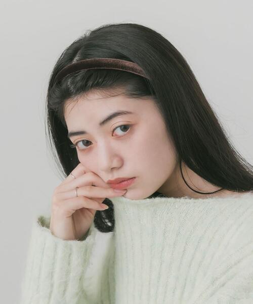 SMELLY(スメリー)の「ベロアカチューシャ(カチューシャ・レディース・ブラック/ダークブラウン・-)」の10枚目の写真