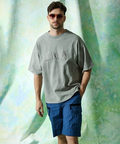ACANTHUS(アカンサス)の「mt10680- Heavy oz Tee ヘビーオンスTシャツ(CT2708)(Tシャツ/カットソー・メンズ・ライトグレー/ダークグレー・XL/L/M)」の3枚目の写真