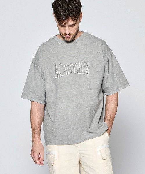 ACANTHUS(アカンサス)の「mt10680- Heavy oz Tee ヘビーオンスTシャツ(CT2708)(Tシャツ/カットソー・メンズ・ライトグレー/ダークグレー・XL/L/M)」の6枚目の写真