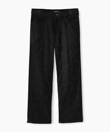 COTTON VELVETEEN STARAIGHT PANTS